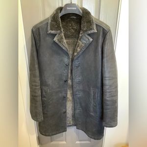 Men’s Leather Winter Coat